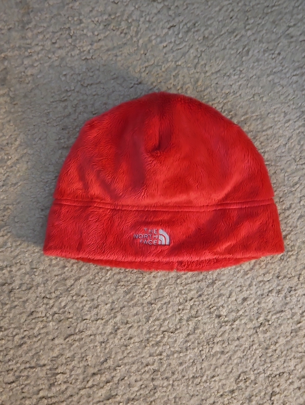 The North Face Bright Red Fleece Hat
